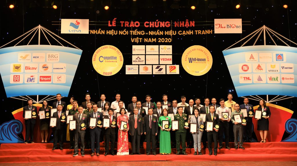 Sonadezi and other recipients of the certificate of Vietnamese Famous Trademarks – Competitive Brands 2020