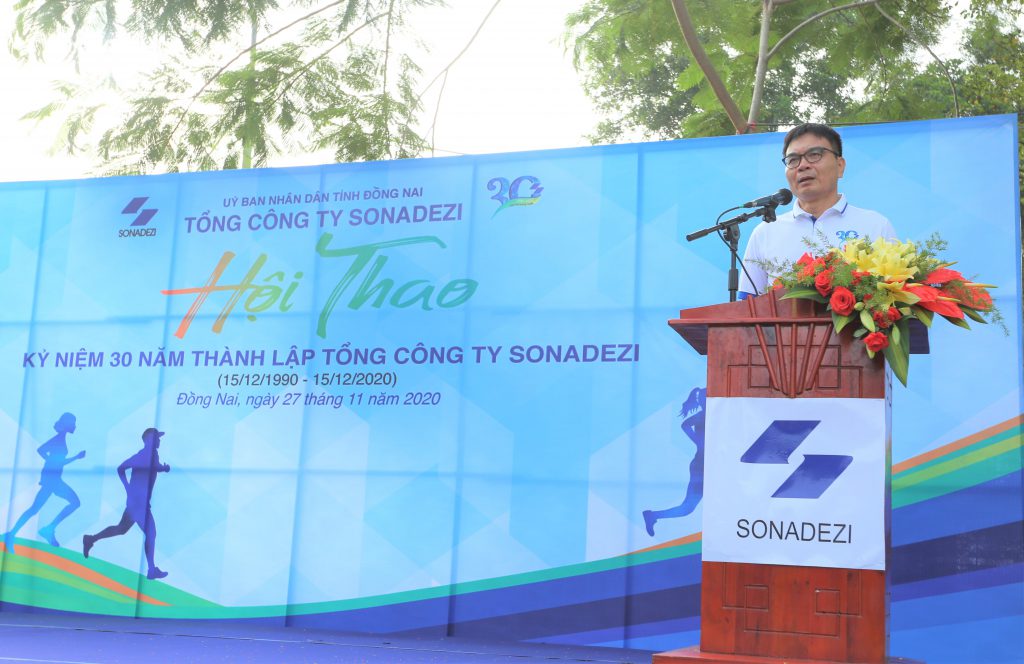 Mr. Phan Dinh Tham - Sonadezi’s CEO delivered the opening remarks